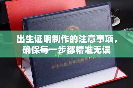 平顺出生证明制作的注意事项，确保每一步都精准无误